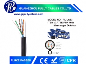 CAT5E FTP with messenger Outdoor Cable