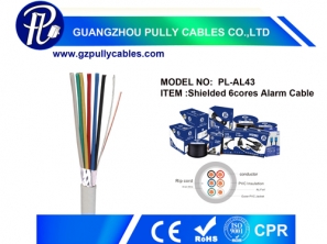 6 CORES ALARM CABLE WITH SHIELDING