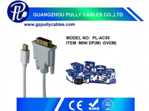 MINI DP(M)-DVI(M) Cable