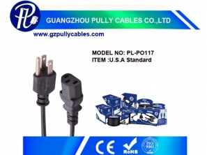 U.S.A standard power cable