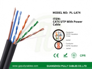 CAT6 UTP With Power CABLE