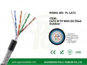CAT6 SFTP with oil  filled Outdoor CABLE