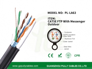 CAT5E FTP with messenger Outdoor Cable