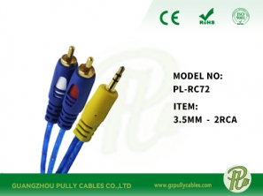 3.5mm-2RCA Cable