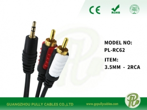 3.5mm-2RCA Cable