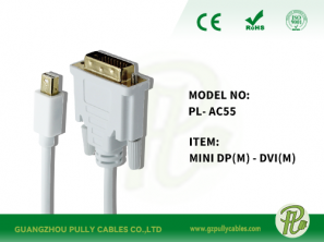 MINI DP(M)-DVI(M) Cable