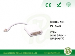 MINI DP(M)-DVI25+5(F) Cable