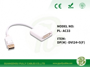 DP(M)-DVI24+5(F) Cable