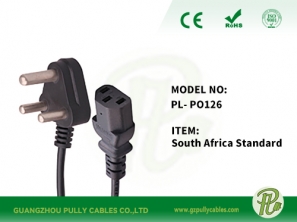 SOUTH AFRICA standard power cable