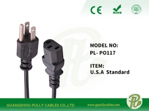 U.S.A standard power cable
